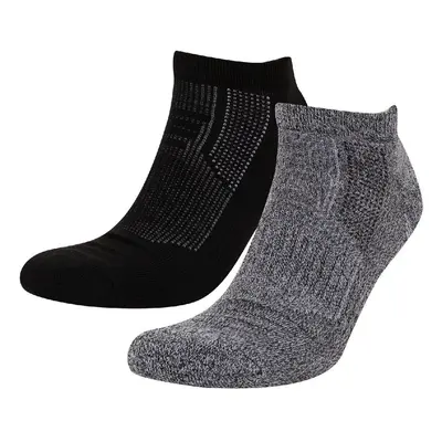 DEFACTO Men's 2-Pack Cotton Short Sports Socks