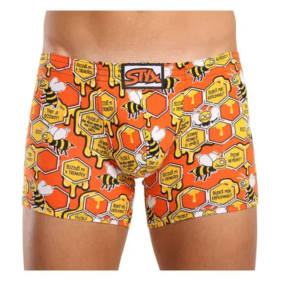 Men's Boxer Shorts Styx Long Art Classic Rubber Bees