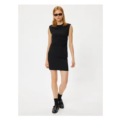 Koton Mini Sleeveless Pencil Dress Round Neck Slim Fit