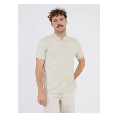 Beige men's polo shirt LERROS - Men