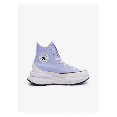 Light Purple Womens Ankle Sneakers on the Platform Converse Run St - Women