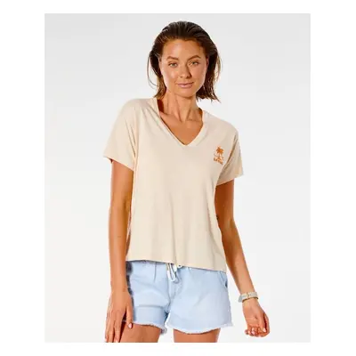 Rip Curl SWC V NECK TEE Nude T-shirt