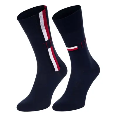 Tommy Hilfiger Socks - TH MEN SOCK 2P ICONIC STRIPE blue