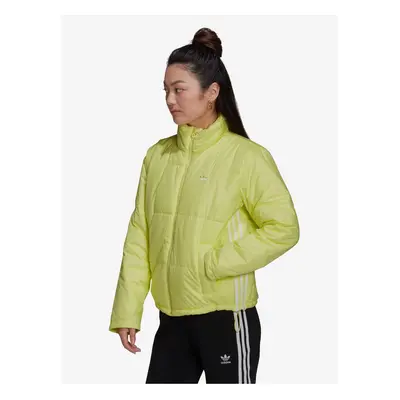 adidas Originals Neon Yellow Ladies Quilted Jacket - Women