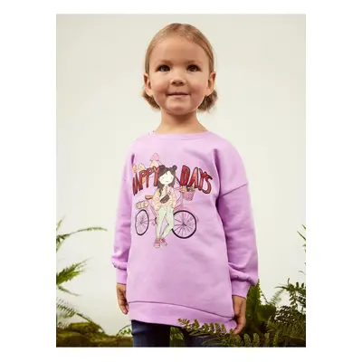 Light purple girly sweatshirt name it Kirsten - Girls