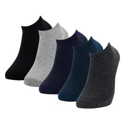 DEFACTO Men's 5-Piece Booties Socks