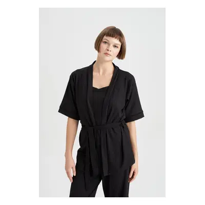 DEFACTO Fall In Love Half Sleeve Dressing Gown