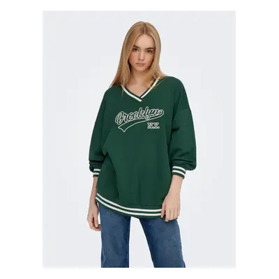 Green Oversize Sweatshirt ONLY Nia - Women