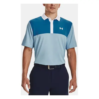 Under Armour T-Shirt UA Perf 3.0 Color Block Polo-BLU - Men