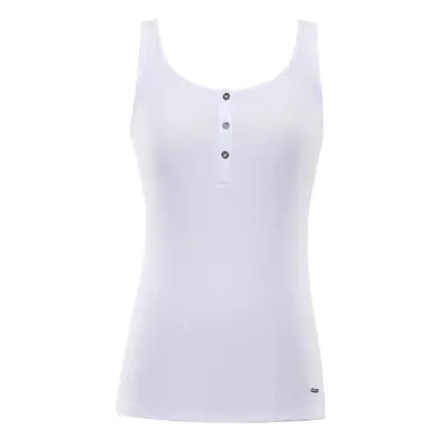 Women's quick-drying tank top ALPINE PRO ZONNA white