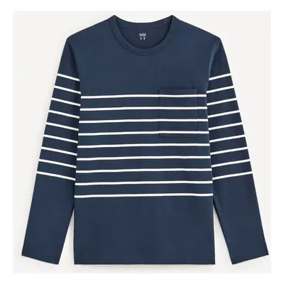 Celio Striped T-shirt Veboxmlr - Men