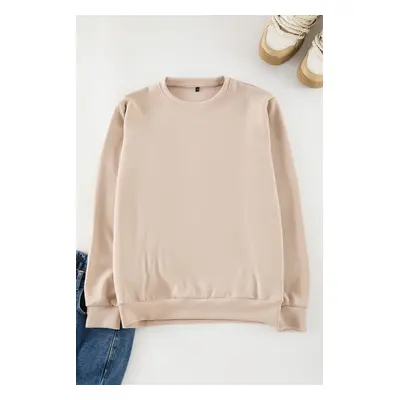 Trendyol Stone More Sustainable Regular/Normal Cut Soft Modal Blend Basic Sweatshirt