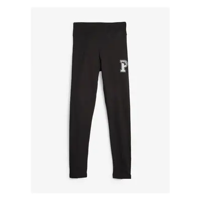 Black Girls' Leggings Puma Squad - Girls