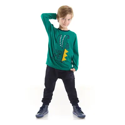 Denokids Feed Me Boy's T-shirt Trousers Set