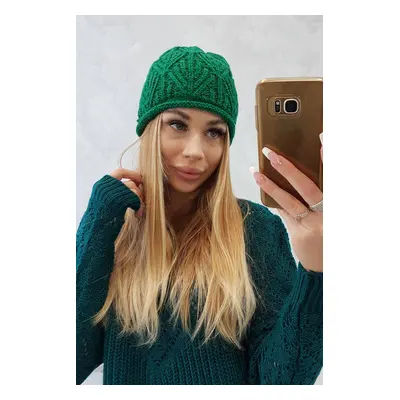 Women's cap Leaves K245 green