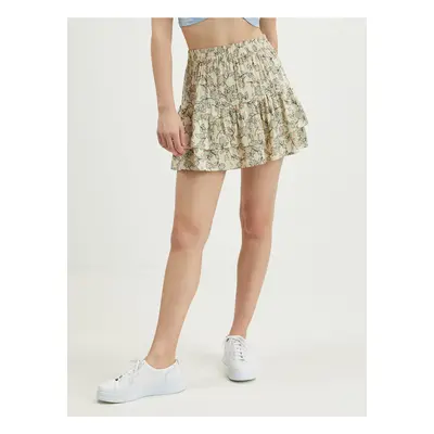 Beige floral skirt JDY Gaya - Ladies