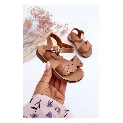 Classic Kids Sandals Brown Izzy