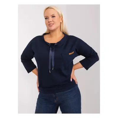 Blouse-RV-BZ-6161.08-navy blue