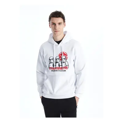 LC Waikiki Long Sleeve Printed Men's Hoodie