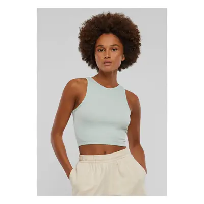 Women's Cropped Rib Top - mint