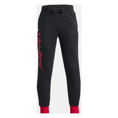 Under Armour Sweatpants UA Rival Fleece Script Jgrs-BLK - Boys