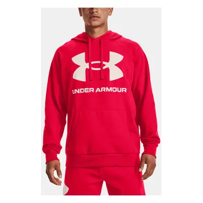 Under Armour Sweatshirt UA Rival Fleece Big Logo HD-RED - Men's