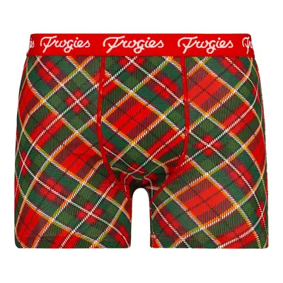 Men's boxers Tartan Frogies Christmas