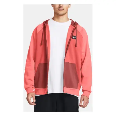 Under Armour Sweatshirt UA Rival Flc FZ Colorblock-RED - Men