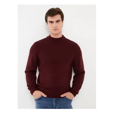 LC Waikiki Half Turtleneck Long Sleeve Men's Knitwear Sweater