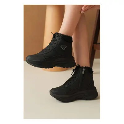 Riccon Black Black Unisex Boots