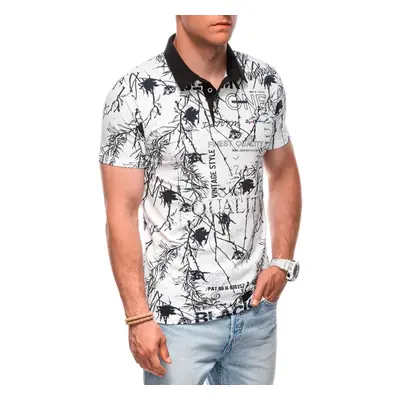 Edoti Printed Men's Polo Shirt