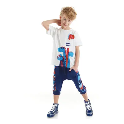 Denokids Dino Dudes Boys T-shirt Capri Shorts Set