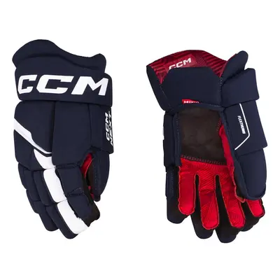 CCM Next Navy/White Ice Hockey Gloves Inch