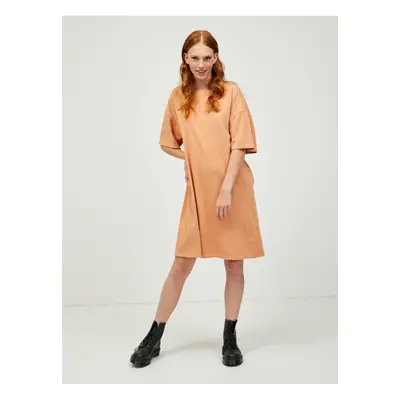 Orange Basic Dress Pieces Taryn - Women