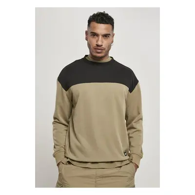 Top Block Crewneck Khaki/Black