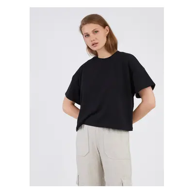 Black Women's Basic T-Shirt Pieces Chilli - Women