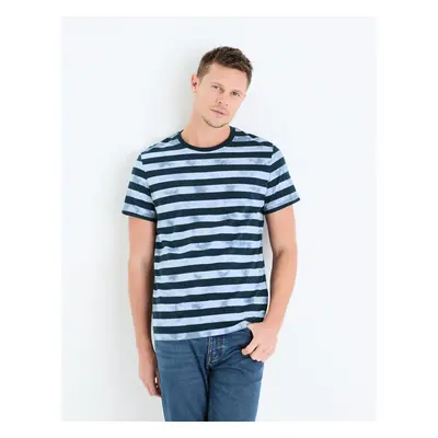 Celio Striped T-shirt Geudi - Men's