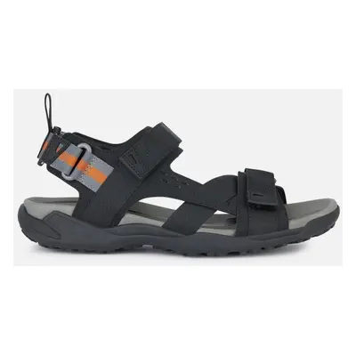 Black men's sandals Geox Terreno + Grip - Men