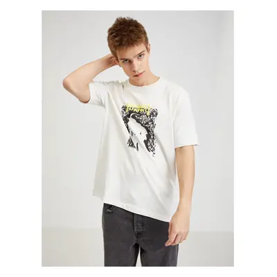 White Men's T-Shirt Diesel - Men