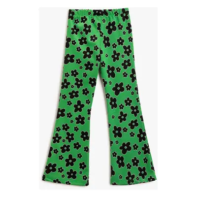 Koton Girl Green Patterned