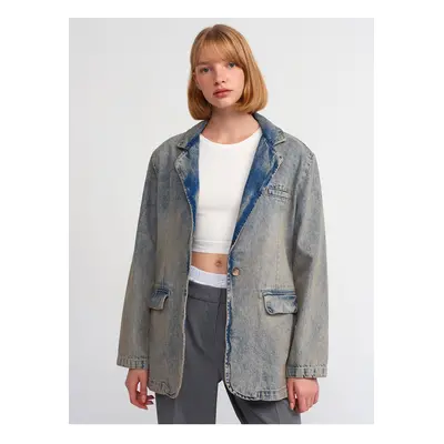 Dilvin Snow Wash Denim Jacket-Tint