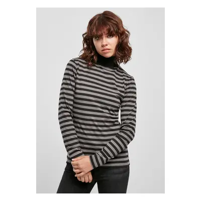 Women's turtleneck Y/D LS asphalt/black