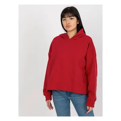 Women's hoodie MAYFLIES - red