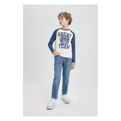 DEFACTO Boy Balloon Fit Straight Leg Jean Trousers B6781a824sp