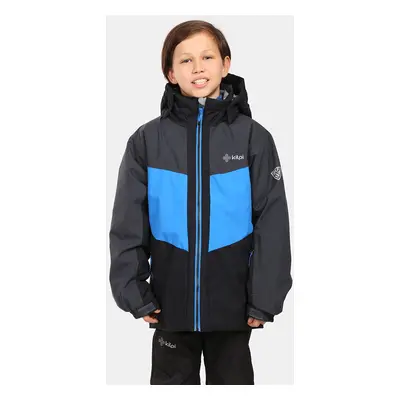 Boys' ski jacket Kilpi ATENI-JB Dark grey