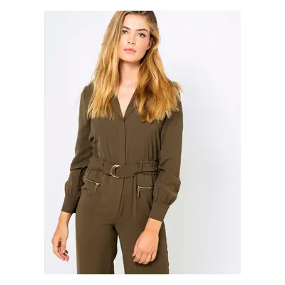 Khaki overal CAMAIEU - Women