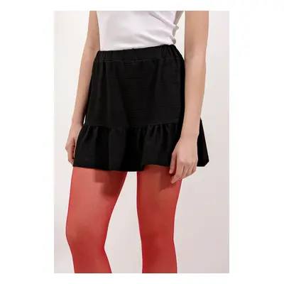 Bigdart Knitted Mini Skirt - Black