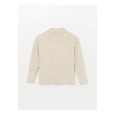 LC Waikiki High Collar Plain Long Sleeve Women's Knitwear Sweater