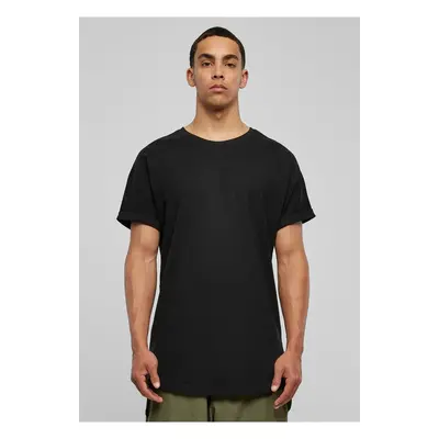 Long T-shirt Turnup Tee black