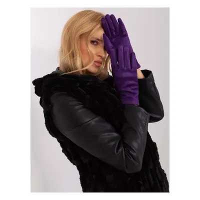 Dark Purple Women's Touch Gloves